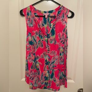 Lilly Pulitzer Stacy Sleeveless Toucan Can Top